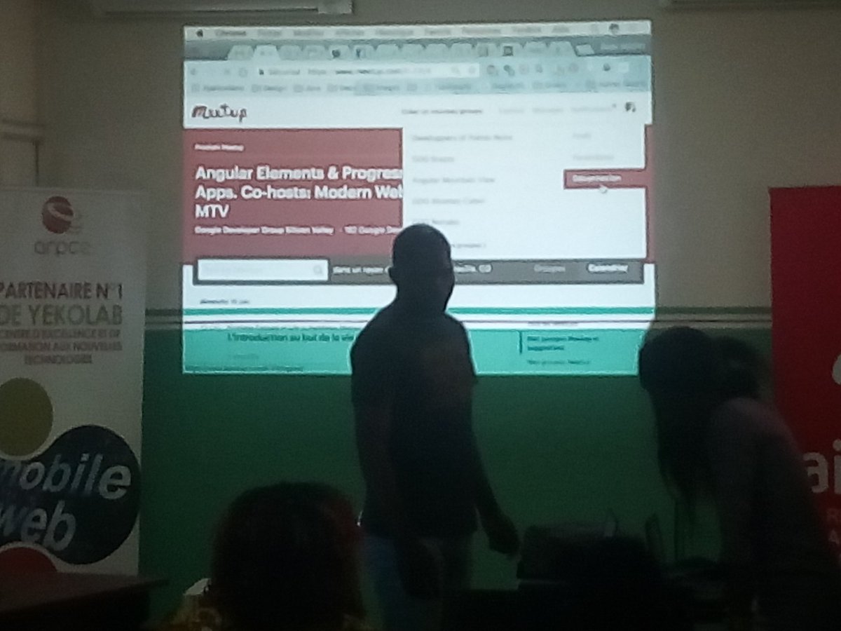 steve111MV's tweet photo. At #GDG chapter of #Brazzaville with @dongoyi & #angularjs. @gdgbzv #dev242 #LifeHacker https://t.co/7PaLwjPTgO