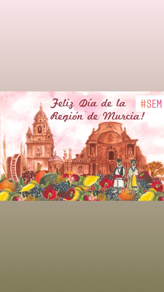 _SEMPC's tweet image. MURCIA hoy es tu día y nosotros los murcianos haremos que brilles, porque te lo mereces. Eres bonita por donde te miremos; playas, bosques, montañas, clima, sociedad y hasta la misma ciudad separada por ese gran río Segura. Te queremos! .❤️💛❤️ #RegiondeMurcia