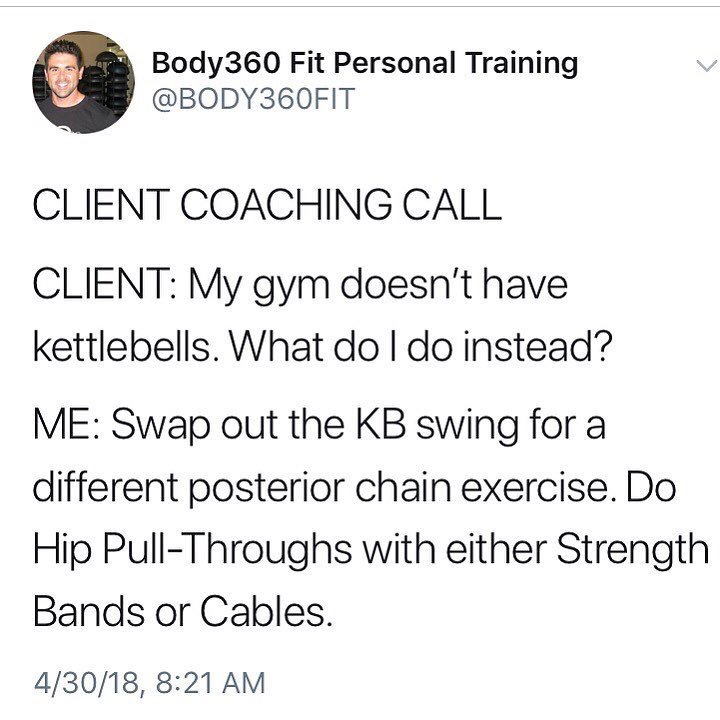 BODY360FIT's tweet photo. 5 of 5).
If you have questions regarding “programming panic” like the situation above comment below. I would love suggest some safe alternatives.
∙
Keep pushing‼️
~ Trainer CG
.
#programming #programdesign #exercisealternatives #workoutdesign #exerciseselection https://t.co/KOcamLF6rm