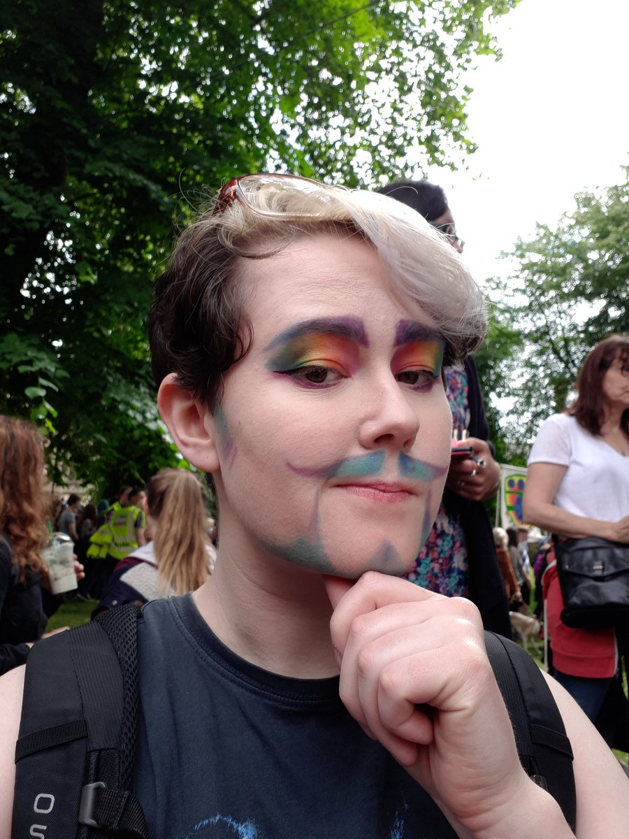 Malacandrax's tweet image. Here we gooo @notacquaintance @locinsamoht #pride #pride2018 #yorkpride