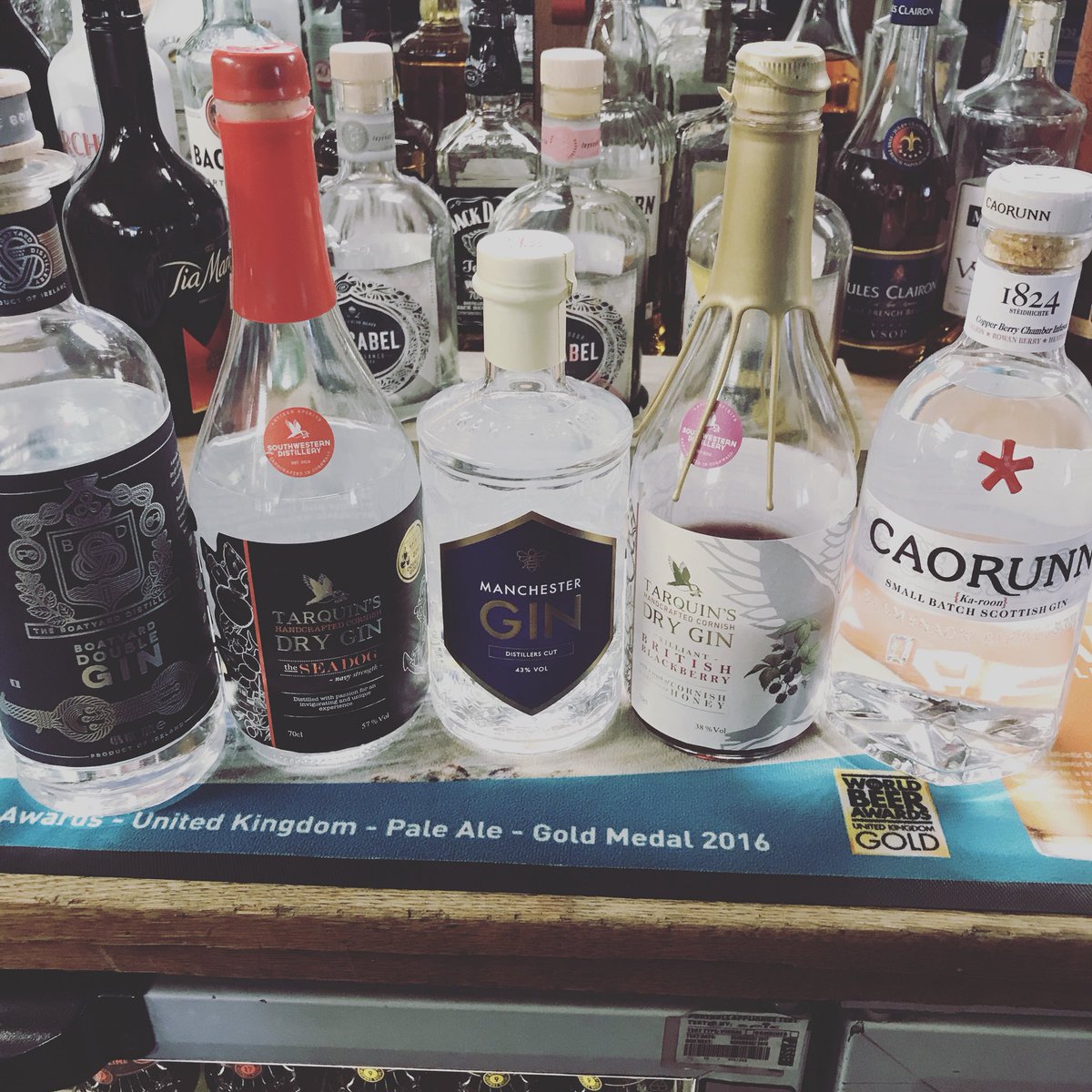 GeorgeOundle's tweet photo. #WorldGinDay  we have 28 different gins in stock, #georgeoundle oundle https://t.co/CcZcayZKAd
