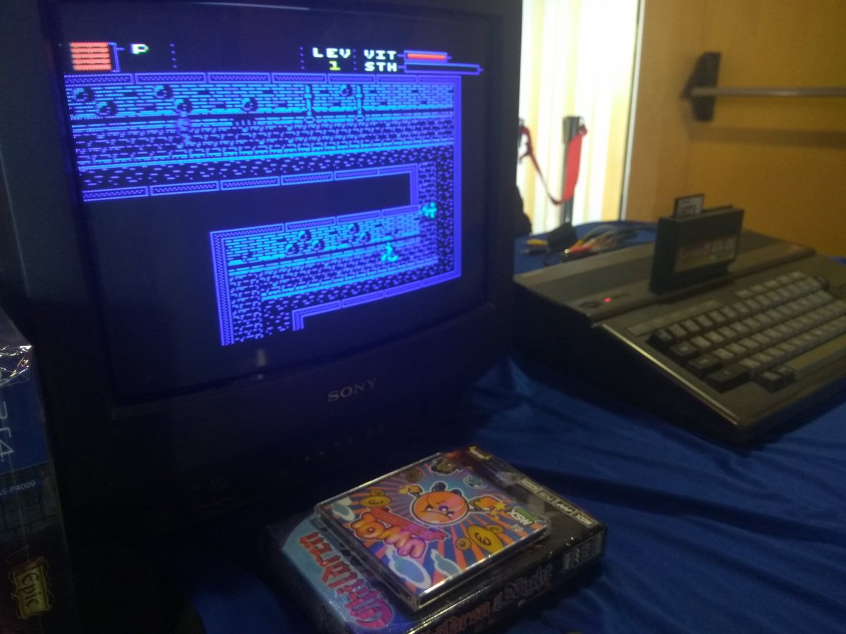 AAMSX's tweet photo. .@unepic_fran con su nuevo juego Prisioner of War en la #RUMSX https://t.co/IfWlMSHadW