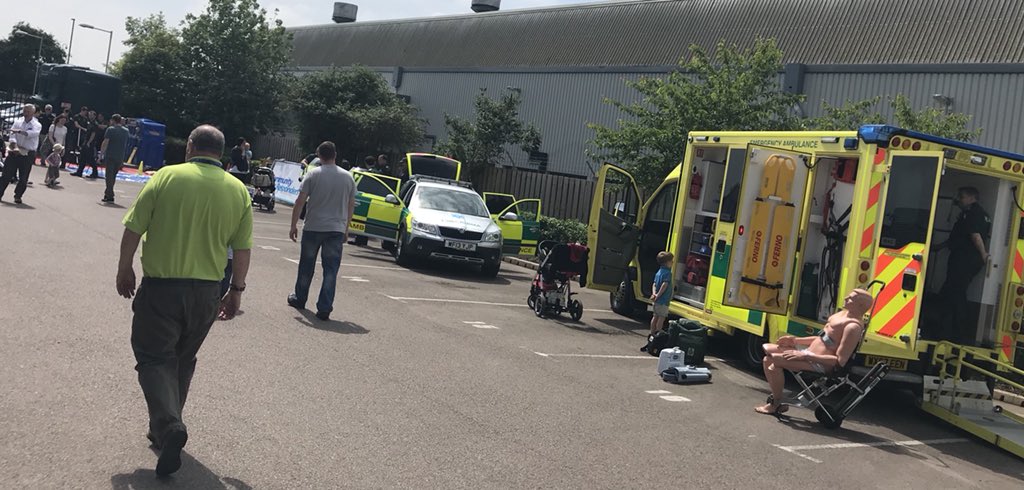 swasFT's tweet photo. Come and join your local ambulance staff at #Staverton ambulance open day and take your #SWASTIE https://t.co/BM4dZWY0fJ