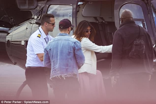 Beard_Club's tweet photo. Priyanka Chopra, member of #HRB Meghan Markle's intimate #GirlsSquad of #Celesbian #BeardsForGayMen STILL employed by #GaySinger Nick Jonas, seen at JFK as 'pretend love interest' https://t.co/rzmkwS9NXP @DailyMailCeleb #InternationalBearding #Muffia https://t.co/fgGopFHTwi