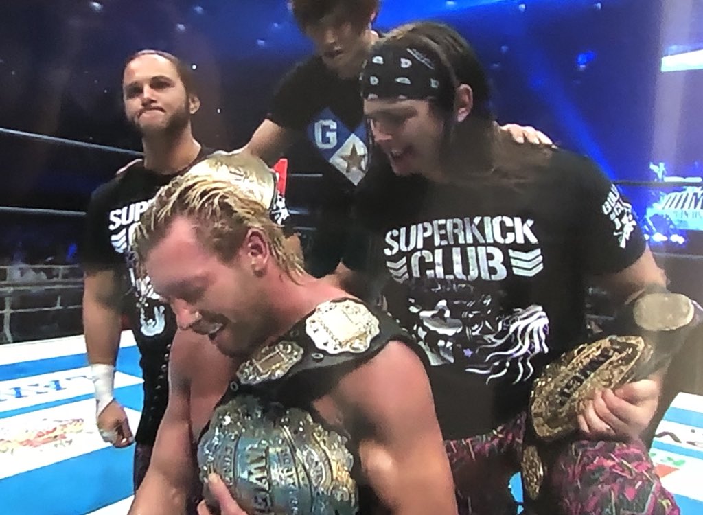 OVERtheHEEL's tweet photo. I have never been happier to be a wrestling fan❤️❤️❤️❤️❤️❤️ #njpw #DOMINION #OkadaOmegaIV #OkadaOmega4 #AndNew #JDalpha https://t.co/mO7Xmb2GCt