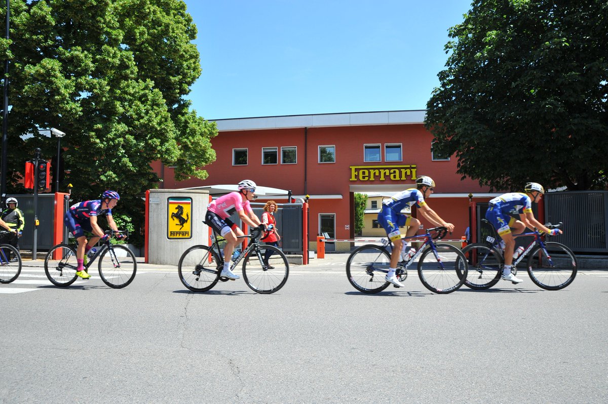 Prancing horse.
Prancing riders.
History in the making.
#GiroU23Enel