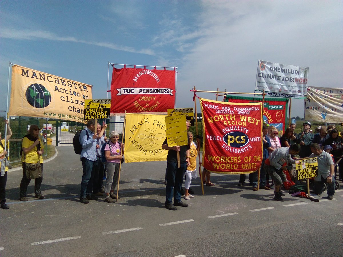 TUvsFracking's tweet image. &quot;We are #TradeUnions, we are not scared of #injunctions&quot;. Despite attempts to use the justice system to silence us, we came to support #Antifracking resistance @UnitedResist @frackfreelancs