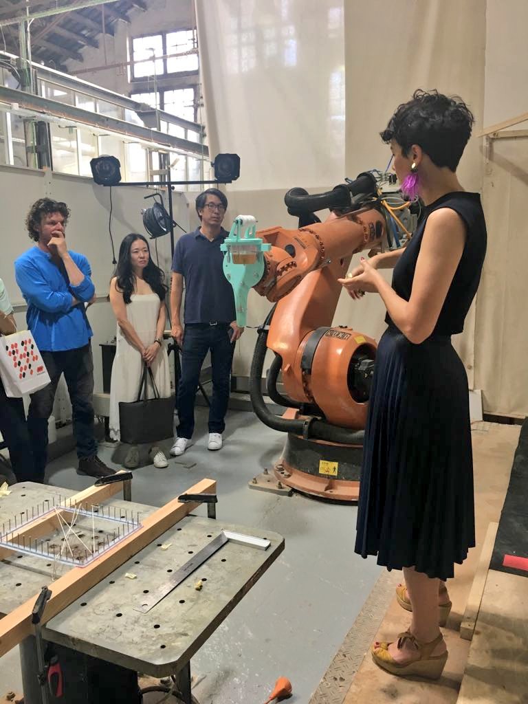 IAAC's tweet image. Thanks to @BarcelonaGlobal and @PoblenouUD for organising today the visit to @IAAC and @fablabbcn of a selected group of international journalists within the #barcelonadesignweek: it has been a pleasure to present you our research and projects!