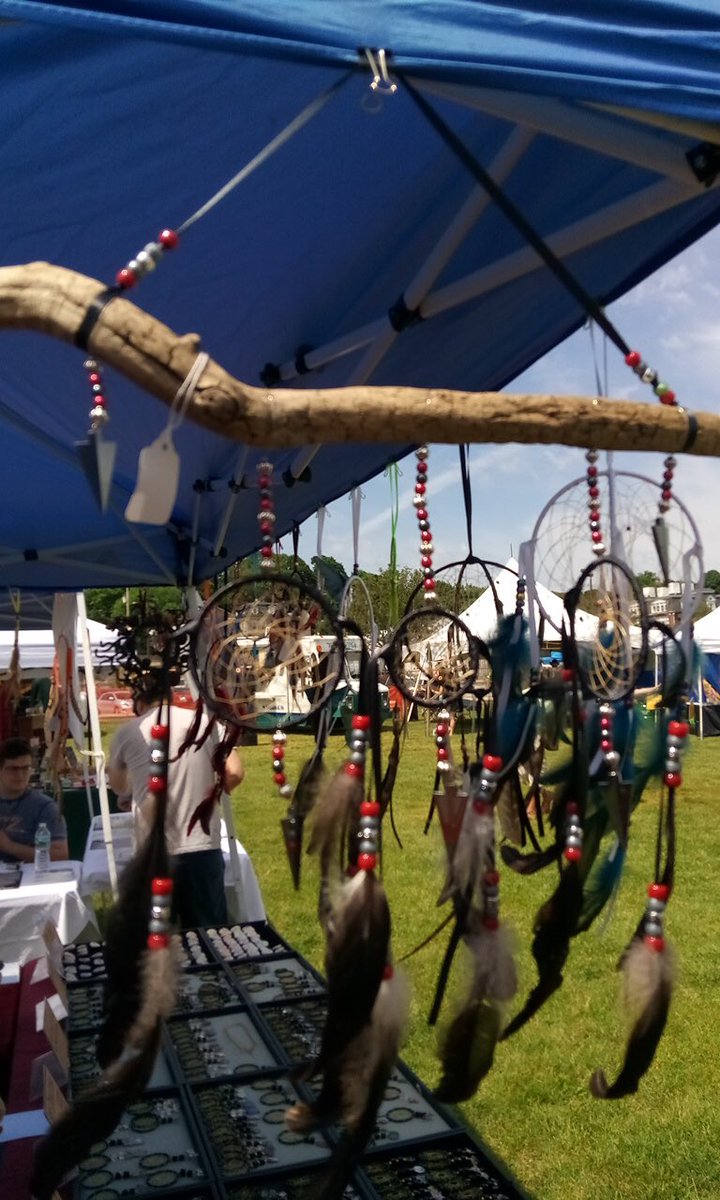 TheNativeWings's tweet photo. Visit us @ the Riverfront Music Revival on Canal St in Shelton! We will be here from 11-7:30 today &amp; 11-6:30 Sunday. It’s a beautiful day to enjoy some music, food and handmade crafts! 
#thenativewings #dreamcatchers #handmade #madeinct #shoplocal #supportsmallbusiness #sheltonct https://t.co/teUPVNihi2