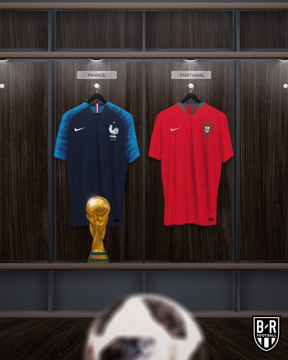 Wcnews2018's tweet photo. Kits of the 2018 #WorldCup

RT France 💙Portugal

📸 (@brfootball) https://t.co/ZTpBxfO0t2
