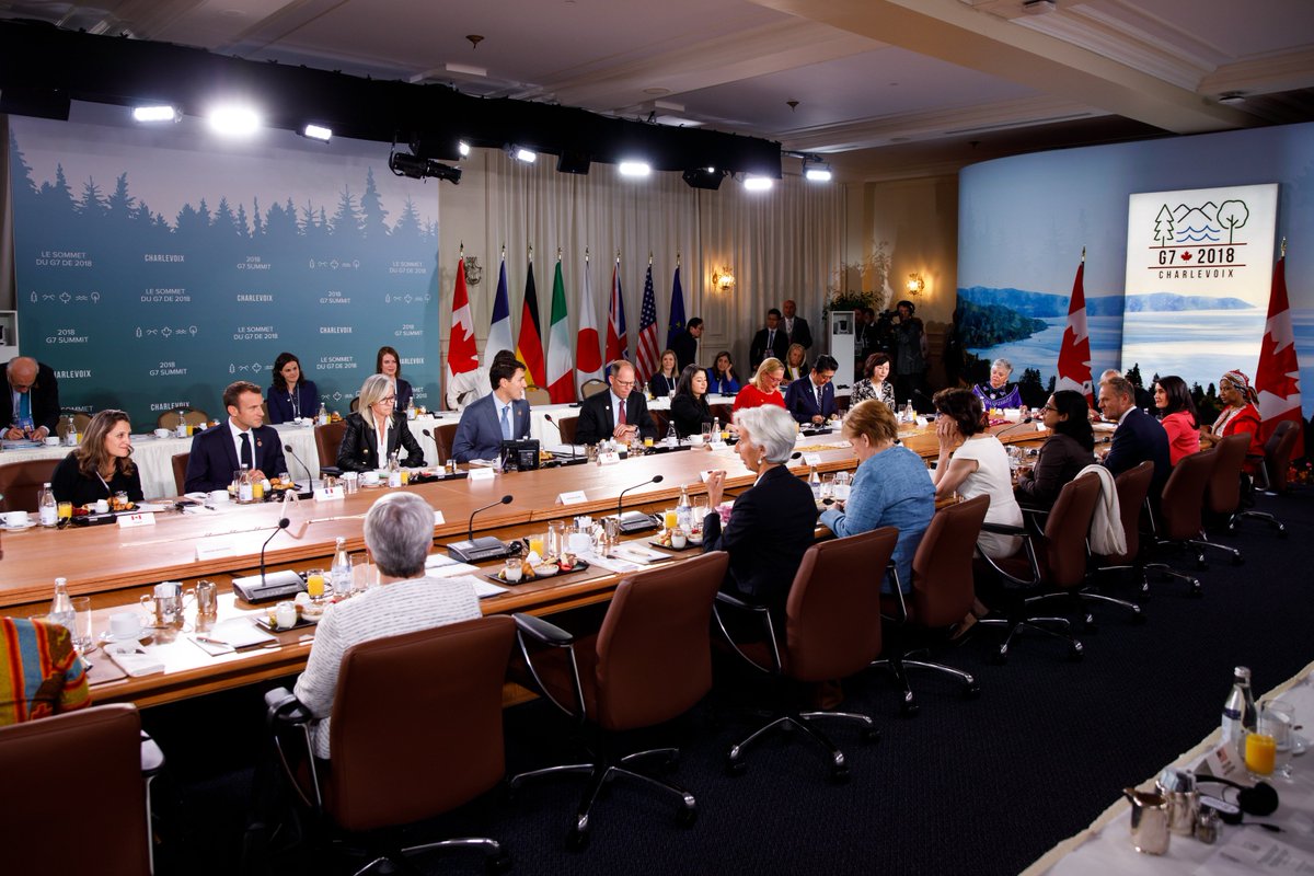 unwomenchief's tweet photo. The #G7 must keep its momentum. After presenting our recommendations, the Gender Equality Advisory Council looks forward to seeing how these leaders will help to ensure no one is left behind. #MakeGenderInequalityHistory https://t.co/qMfMAHiUum