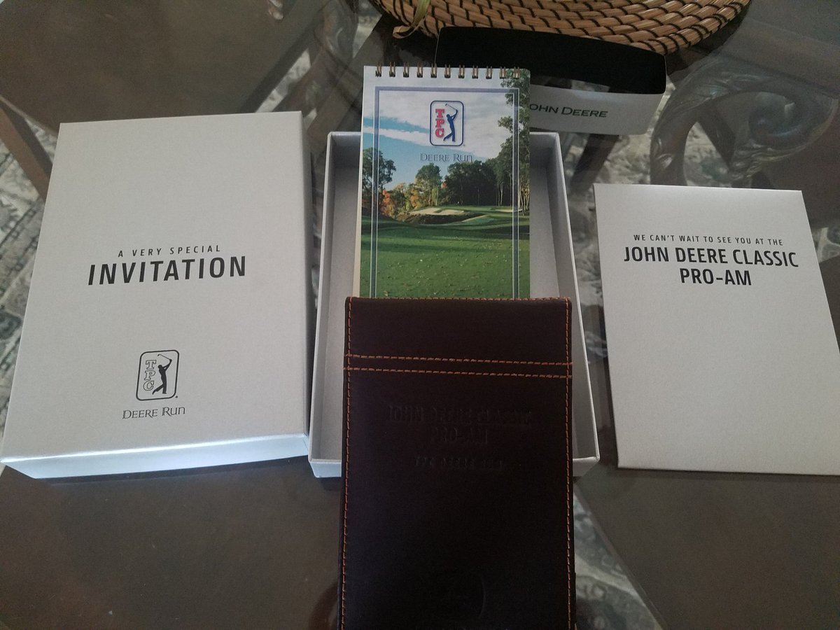 Thanks to everyone who was involved in making this happen. <a href="/JohnDeere/">John Deere USA</a> <a href="/EvergladesJimL/">Jim Leiseberg CGCS</a> <a href="/TalisPark/">Talis Park</a> &amp; <a href="/TPCDeereRunAGR/">TPC Deere Run Agronomy</a> <a href="/TPCDeereRun/">TPC Deere Run</a> I can't wait to come play in your event.