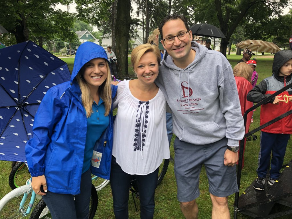 CandaceM_wx's tweet photo. The 5th Lids for Kids GR was outstanding!! Everyone survived the rain....even @mayorbliss!! Amazing support from the entire community and a record setting number of helmets for the kids!! So happy I was able to help at today’s event!! #lidsforkids #helmets #bikesafety 🚲🛴☔️ https://t.co/JkXhoin7ak
