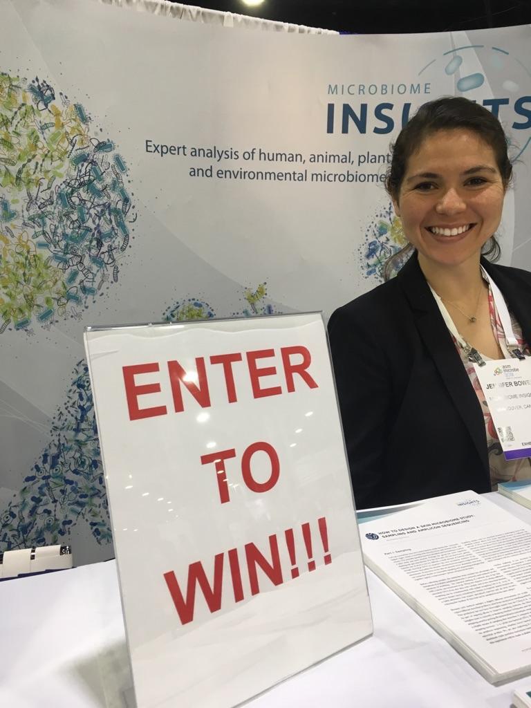 Have you stopped by our booth at #ASMicrobe yet so you can enter to win free microbiome sample sequencing??
