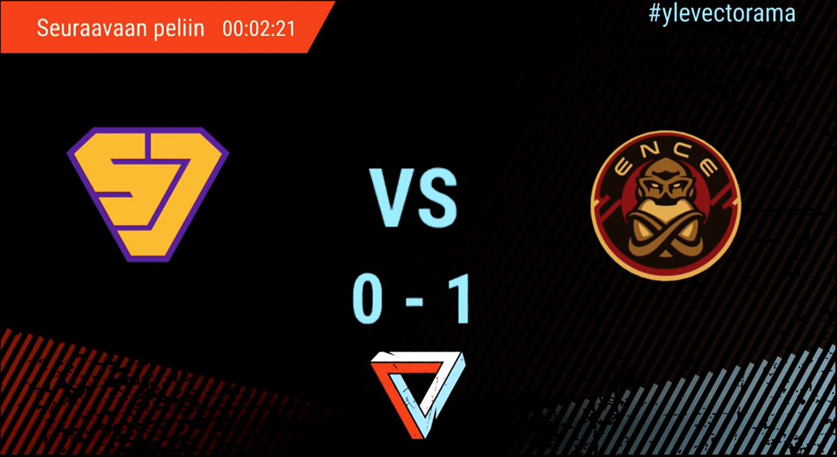 VectoramaLAN's tweet photo. CS:GO eSM-osakilpailun Finaali alkaa NYT!
@SuperJymy - @ence
Jännitä kanssamme yle areenassa: https://t.co/gPWZUNHyjf
#esportsfi #vectorama2018 #vectorama @yle_eurheilu #ylevectorama @ROGtournament #eSM2018 https://t.co/biUQGVfS7Q