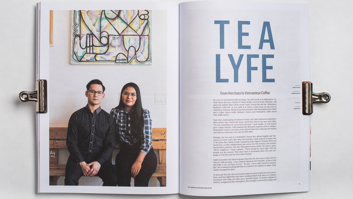 contentmag's tweet photo. "In a sea of conventional milk tea shops, @tealyfedrinks revels in its differences." Read the story of how Tea Life got it's start on our blog at https://t.co/BjRLgRJdyF. Story by @johanna_hickle. Images by @arabelaespinoza. #southbay #weloveprint #tealyfe #milktea #essj https://t.co/QsIurF6J5S