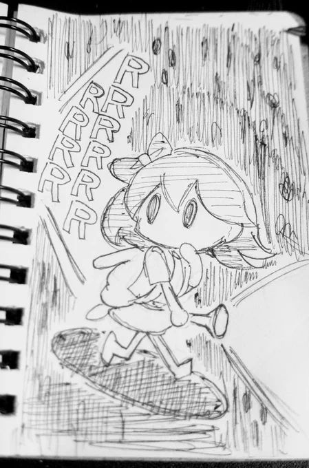 描けハトクラで負けたので新女王御所望の「夜廻のこともちゃん」です。 