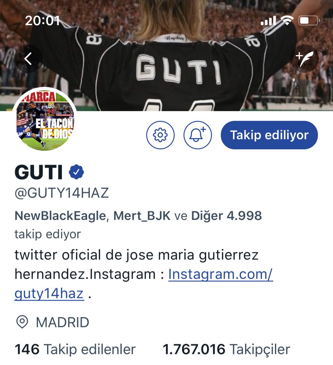 Talisca Efendi yaşına başına kariyerine bakmadan Beşiktaş’ı takipten çıkıyor Real Madrid’in efsanesinin profilinde hala Beşiktaş’a geldiği günün fotoğrafı var, Vizyon, bağlılık, efendilik...