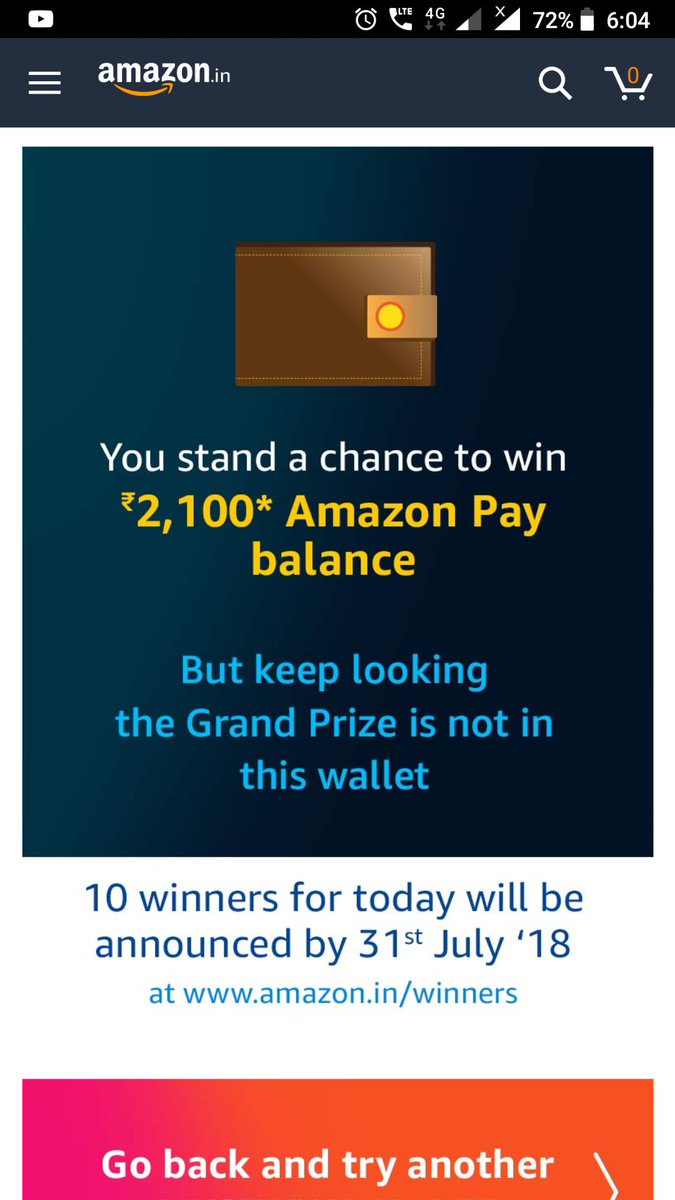 AjayBandre2's tweet photo. #AmazonPayMysteryWallet
... https://t.co/rlKZfeD7Uu