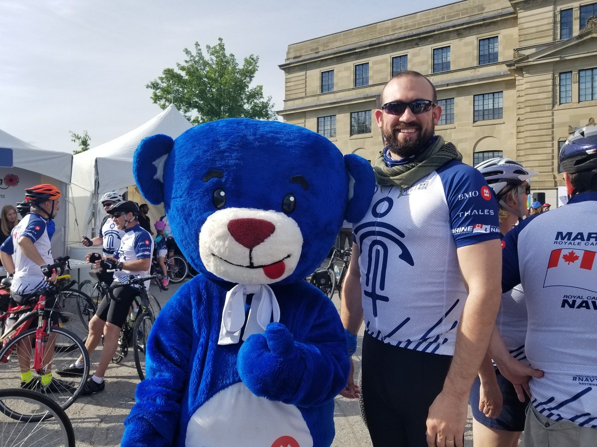 Ready for the <a href="/NavyBikeRide/">Navy Bike Ride / Défi Vélo de la Marine</a> in #ottcity this morning! So fortunate to support this amazing event! #beingbmo #beingeod <a href="/campagna_rick/">rick campagna</a> <a href="/OAbouzaher/">Omar Abouzaher</a> <a href="/BMO/">BMO</a>