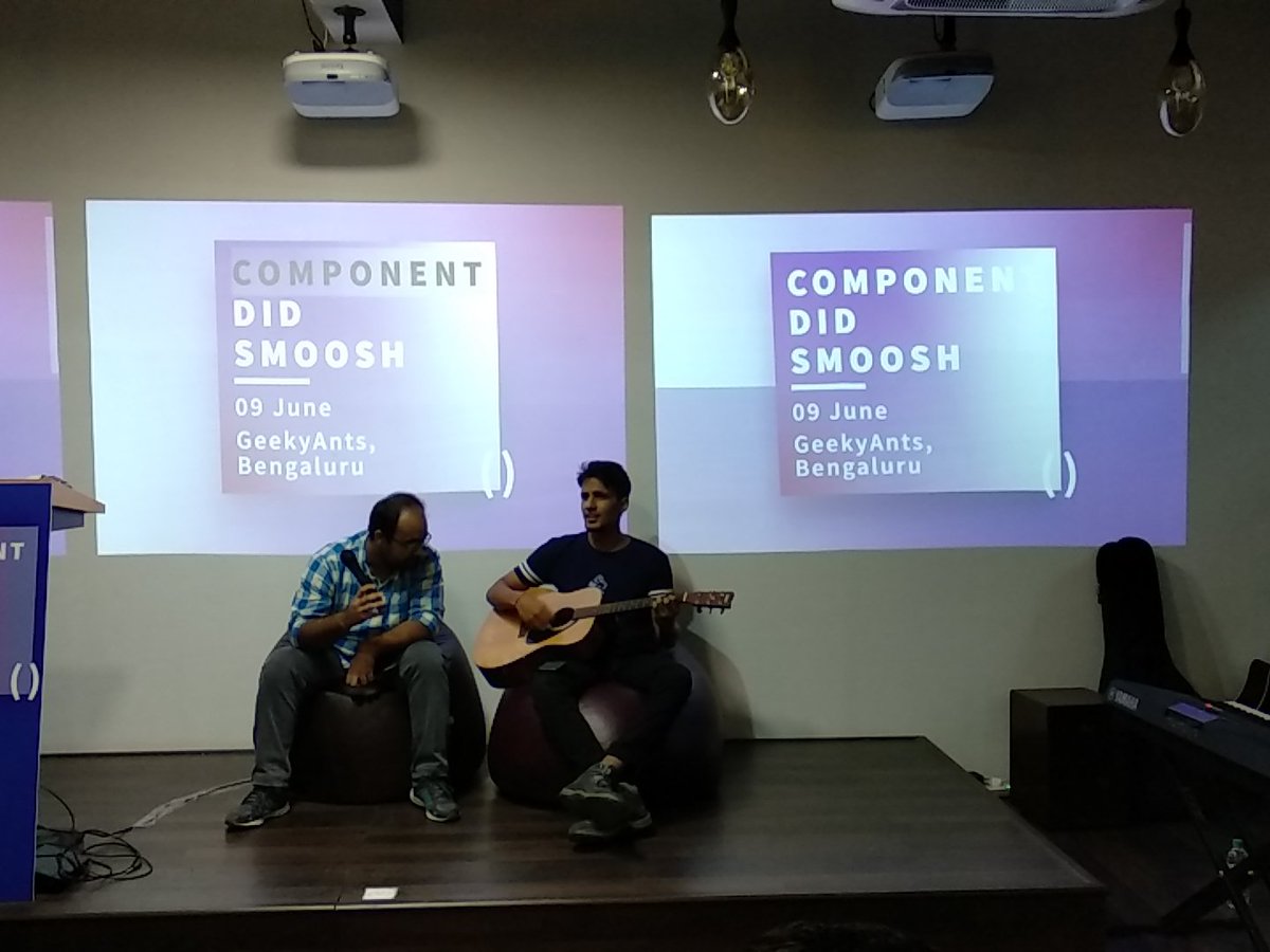 chakrihacker's tweet image. #componentdidsmoosh #geekyants started....