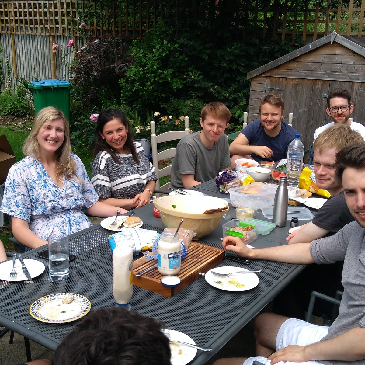 Working hard on retreat...