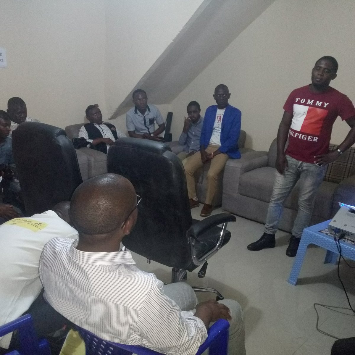 SMupfuni's tweet image. #CafeBlog de @habariRDC est en cours maintenant à notre bureau de #Goma #blogimpact