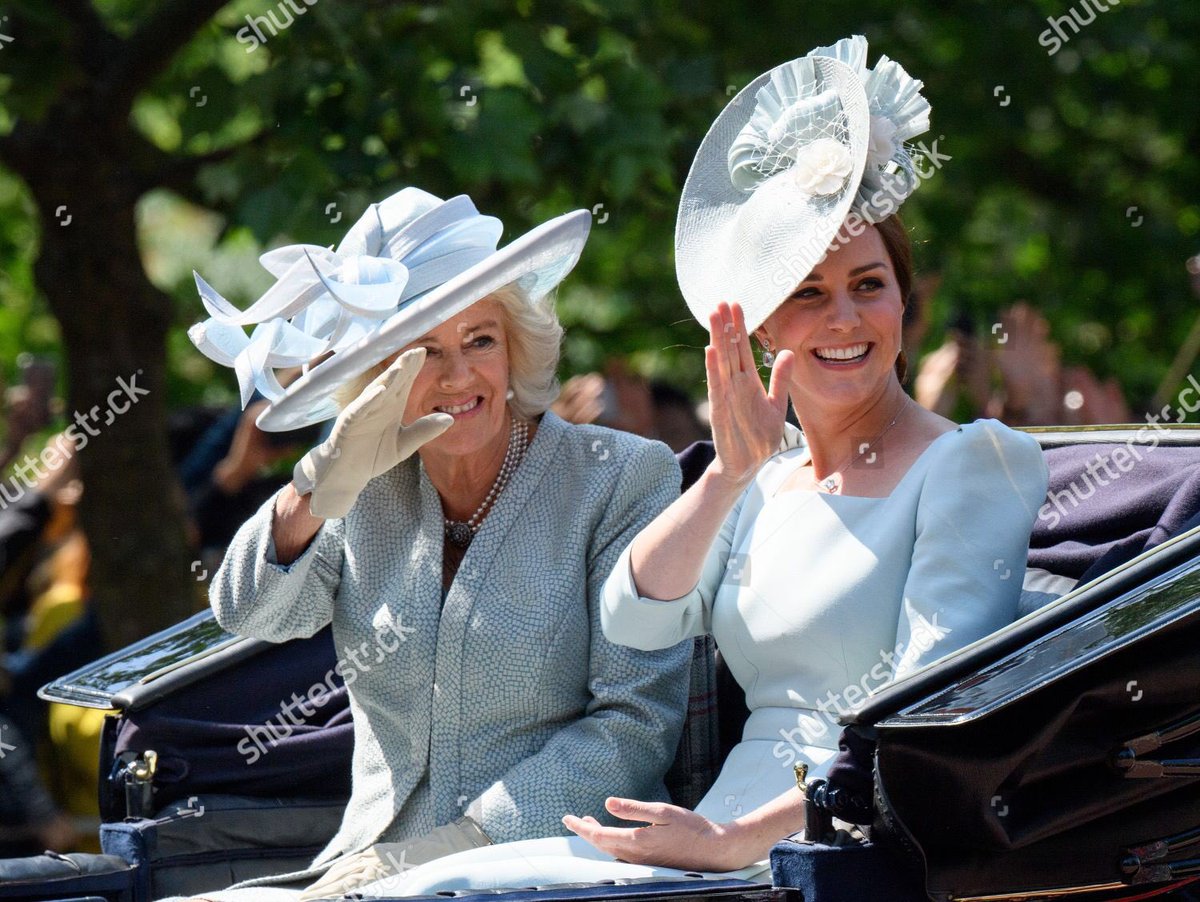 Royal_Circular's tweet photo. Whose #royalhat was your favourite at #TroopingtheColour today? https://t.co/yNJMJnl389