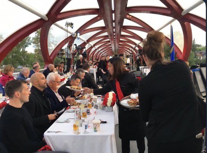 The 4th #BreakfastontheBridge takes place early on June 23 on the Discovery Bridge at <a href="/calgaryzoo/">Calgary Zoo</a> helping raise funds for our military families @cmfrc. For info &amp; tix, please visit Breakfast on the Bridge Tickets bit.ly/2FZI6Gw #yyc