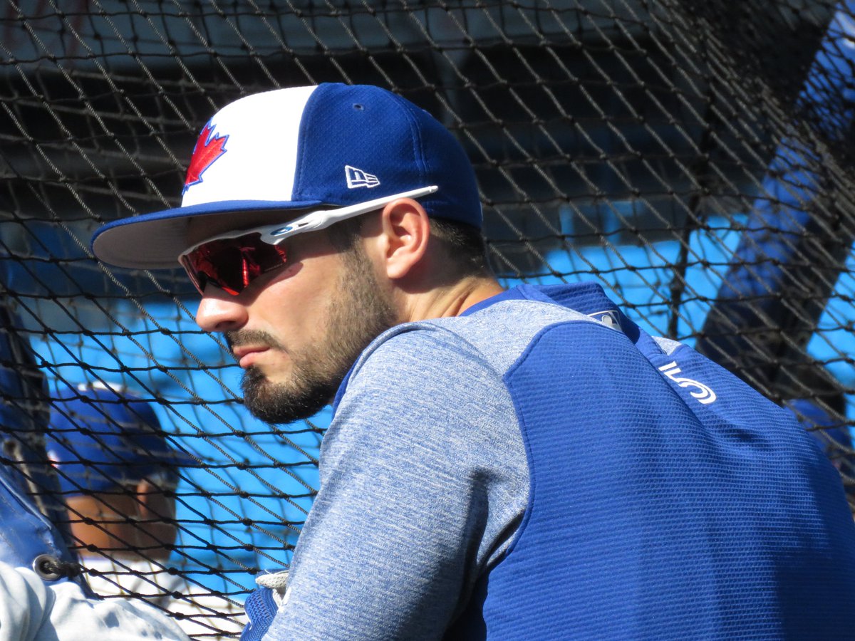 biggles14's tweet photo. @EverythingGrich some grich for you. #OnfieldBp #BlueJays https://t.co/QiprrBU3p5