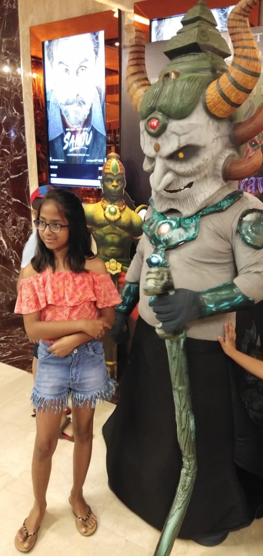 rohan_m01's tweet photo. #HanumanVsMahiravana at @_PVRCinemas , Hyderabad !!! @yrf @greengoldtv @hvm_movie @RajivChilaka @srini_cc @blaxmipati #SamirJain #06July18 https://t.co/9mOgtPXaKP
