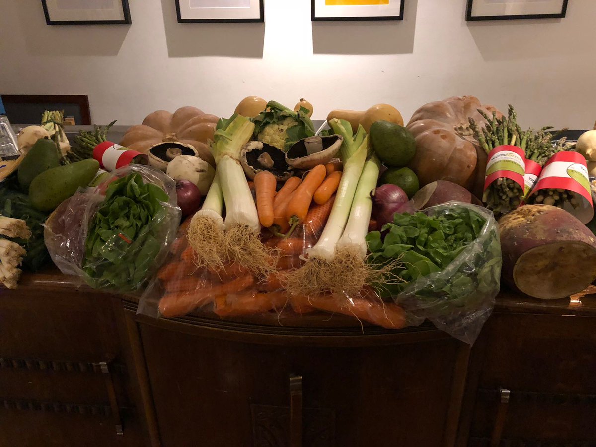 Can you believe this absolutely beautiful selection of veg was all destined for the bin?? Thankfully we rescued it, &amp; tomorrow <a href="/n_tofan/">Nathanial Tofan</a> &amp; the <a href="/MCRHouse/">Manchester House</a> chefs will use it to create a fine dining feast! Super excited to see what they make in this month's waste food challenge! 😀