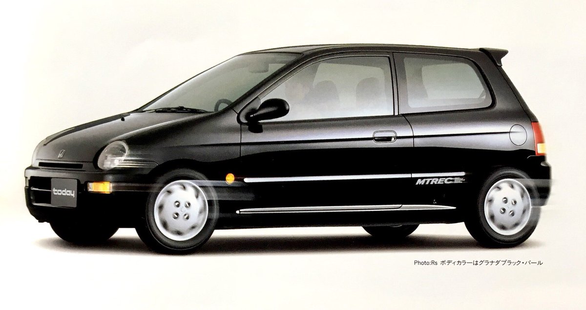 ホンダの軽 #トゥデイ の2代目には、ビートに搭載されたMTRECエンジン 