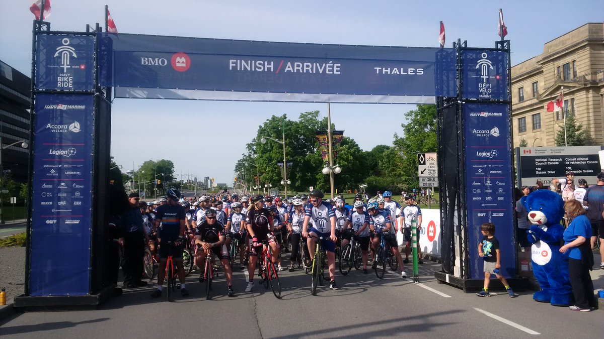 Off to a great start Navy Bike Ride @bmo.com #beingEOD #proudtoworkatBMO <a href="/campagna_rick/">rick campagna</a> <a href="/OAbouzaher/">Omar Abouzaher</a>