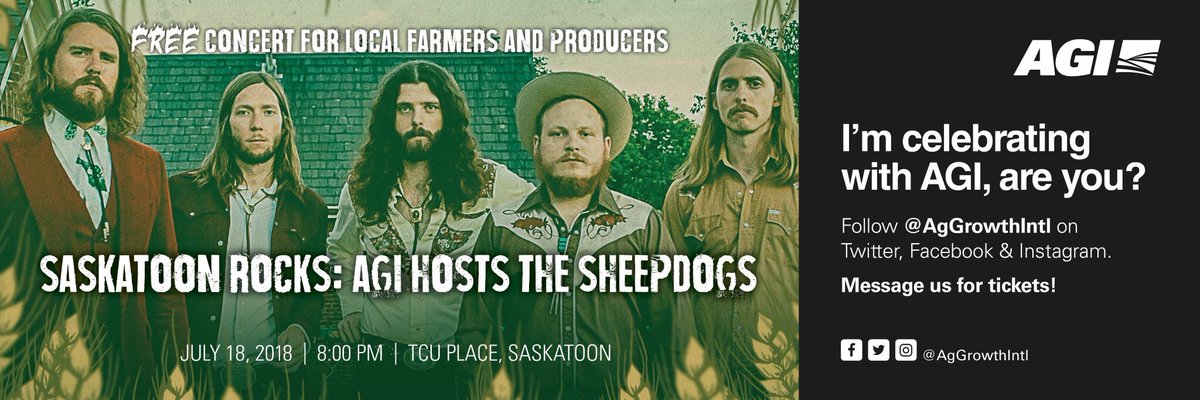 oldmangord's tweet photo. Iโve got my tickets to the @TheSheepdogs during @AginMotion Anyone else? #AgTwitterCommunity https://t.co/AH4yhpfoWs