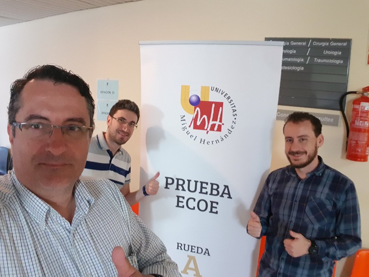 tsempere's tweet photo. Día de ECOE en la @UniversidadMH vamos @Siatdiumh !!!! https://t.co/254JbiwYbW