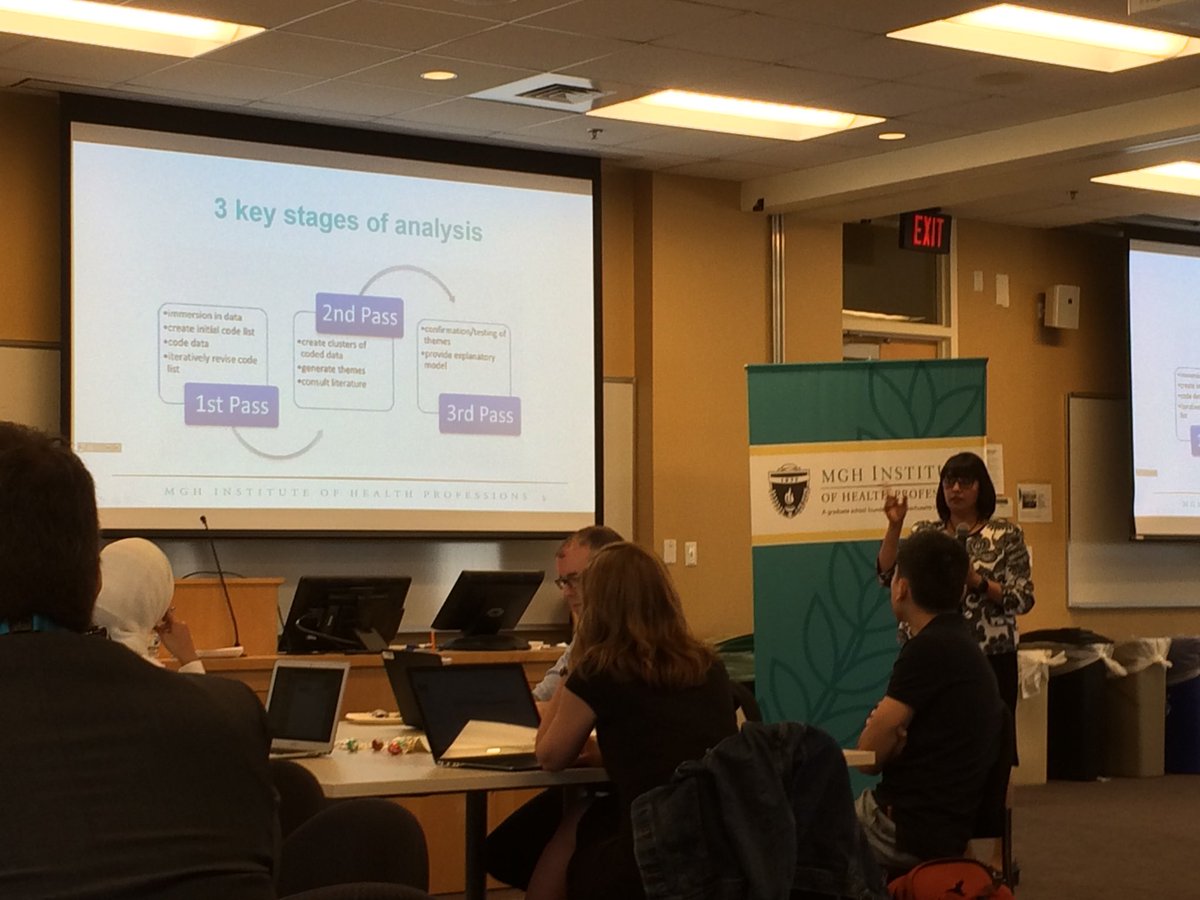 MGH IHP HPEd Program (@mghinsthped) on Twitter photo Rigorous exploration of narrative datasets. @SubhaRamani breaks down the maze of qualitative studies at our June Seminar with MS-HPEd scholars. <a href="/MGHInstitute/">MGH Institute</a> <a href="/harvardmacy/">Harvard Macy</a> Rigorous exploration of narrative datasets. @SubhaRamani breaks down the maze of qualitative studies at our June Seminar with MS-HPEd scholars. <a href="/MGHInstitute/">MGH Institute</a> <a href="/harvardmacy/">Harvard Macy</a>