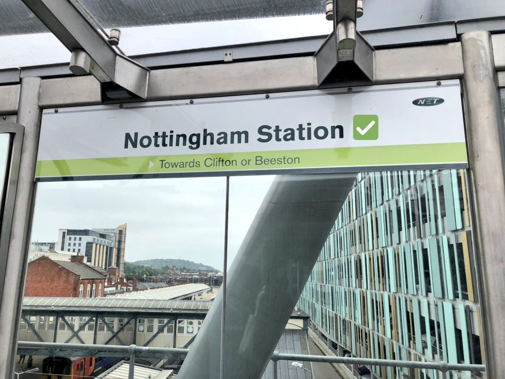 faberoony90's tweet photo. Nottingham station for Nottingham Railway Station #NottinghamExpressTransit #NETTram https://t.co/AwOiwoUuHo