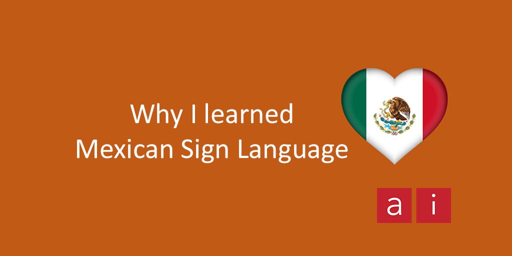 accessinclusion's tweet photo. If you've always wanted to learn a #signlanguage and be involved with the #Deaf community, Trish says DO IT!  Video and transcript: https://t.co/mT56XhY0Hi #LSM #MexicanSignLanguage https://t.co/wSUJAq2Nve
