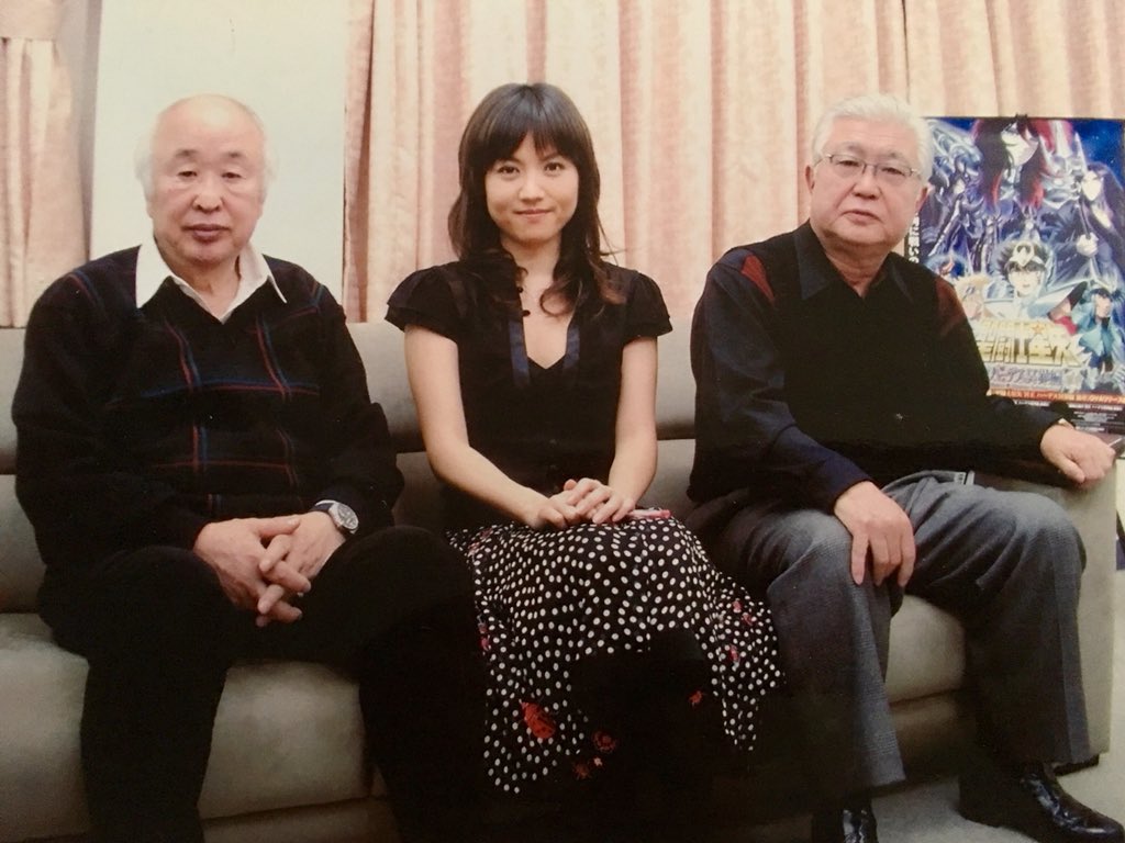 Gory_77's tweet photo. 2006, photos des interviews croisées avec le compositeur #SeijiYokoyama (#saintseiya) le réalisateur Tomoharu Katsumata (#Goldorak, #capitainflam) et #YumiMatsuzawa l’interprète des chansons de St Seiya Hades, Ragen Blue, Nadesico💕
#聖闘士星矢
#knightsofthezodiac
#toeianimation https://t.co/9K51wxb1pi