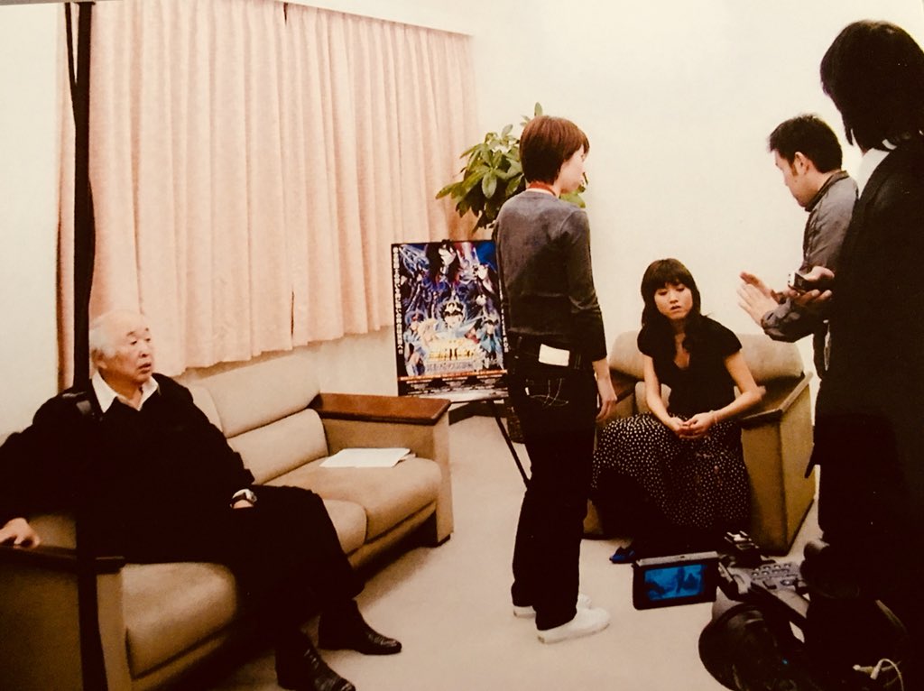 Gory_77's tweet photo. 2006, photos des interviews croisées avec le compositeur #SeijiYokoyama (#saintseiya) le réalisateur Tomoharu Katsumata (#Goldorak, #capitainflam) et #YumiMatsuzawa l’interprète des chansons de St Seiya Hades, Ragen Blue, Nadesico💕
#聖闘士星矢
#knightsofthezodiac
#toeianimation https://t.co/9K51wxb1pi