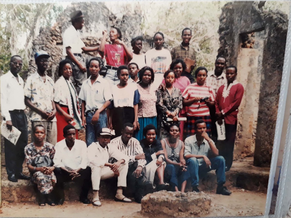DiffenceTole's tweet photo. #IAD18 
Kenya Polytechnic College -Diploma in Archives and Records Management class 1992-1995. Study tour at Gede Ruins along the Coast of Kenya. https://t.co/Gh5EwsC9Kk