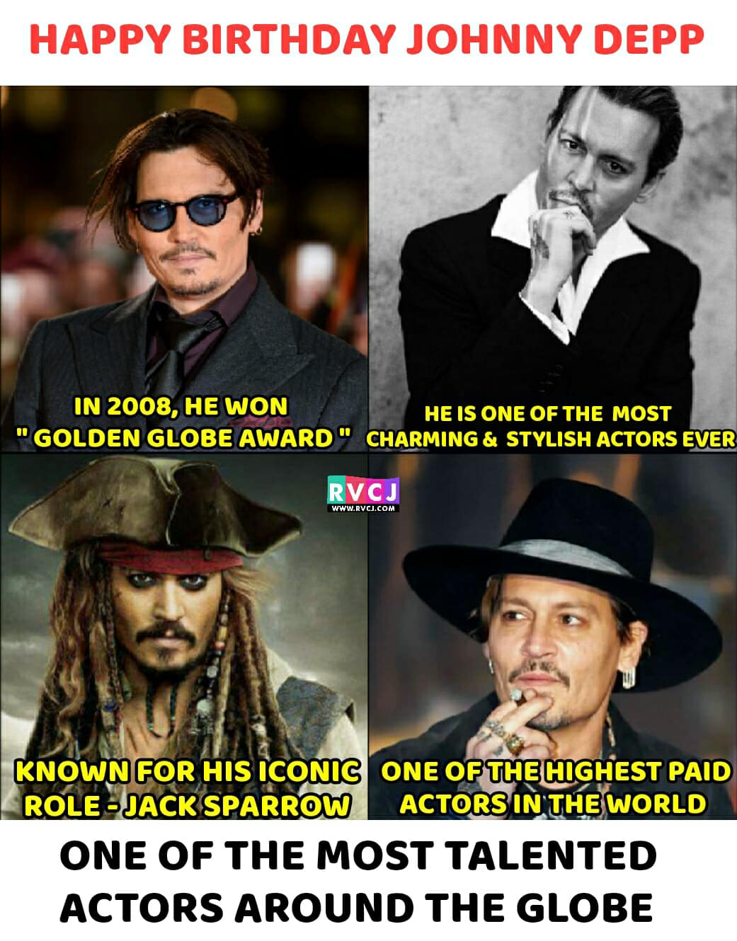 Happy Birthday Johnny Depp! 
