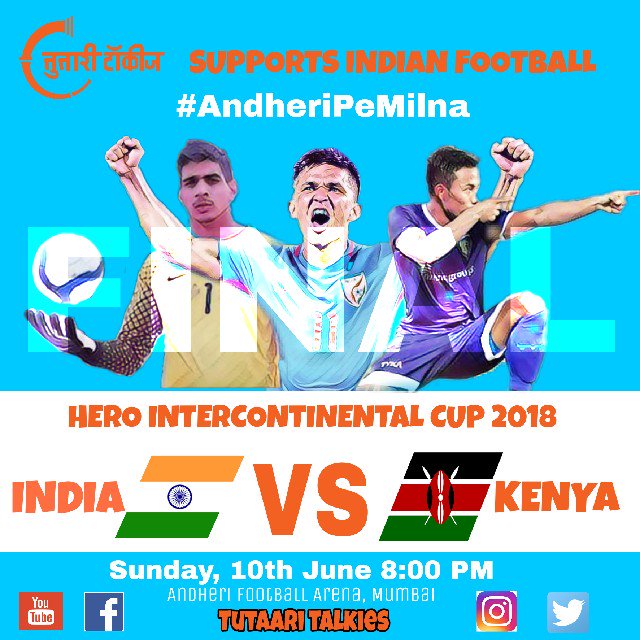TutaariT's tweet photo. We all love Cricket but it's time for us to support Indian Football as well.

जय भारत 🇮🇳 जय महाराष्ट्र 🚩

#BackTheBlue #backtheblue💙 #AndheriPeMilna #IndianFootball https://t.co/cIl7UaCkYp
