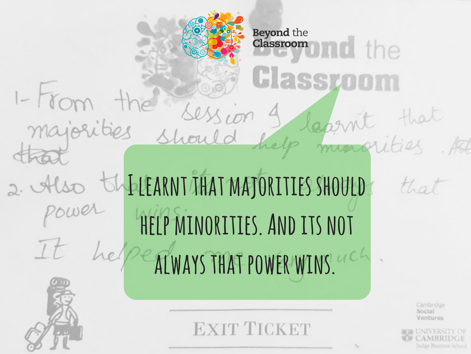 btceducation1's tweet photo. A BTC Graduate shares experience about our Accelerated Learning Program, learning what role majorities should play and that they are not always right. 
#BTCGraduate #BTCAlumni #HumansOfBTC #BTCLearning #BeyondTheClassroomEducation #ExitTickets #CriticalThinking https://t.co/zE1fQkXlEJ