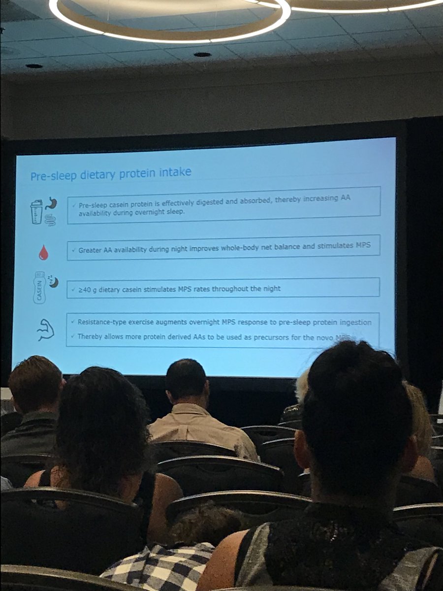 mikeormsbee's tweet photo. Great review of pre-sleep Protein at #ISSN2018 https://t.co/NSXIo7DVOv