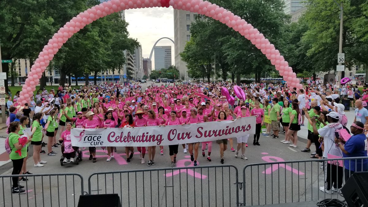 mercysaintlouis's tweet image. Such a great morning for the inspirational Survivor Procession and the honorary chairs representing 20 years of the Race in STL. #KomenMissouri
#KomenSTL20
#KomenSTLRace
#MorethanPink
#BreastCancerAwareness