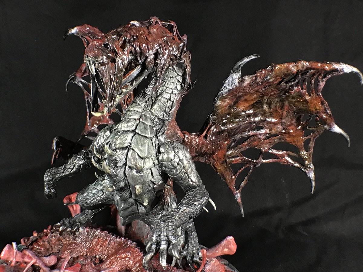 黄泉を統べる死を纏う者] 屍套龍 ヴァルハザクのフィギュア完成しま