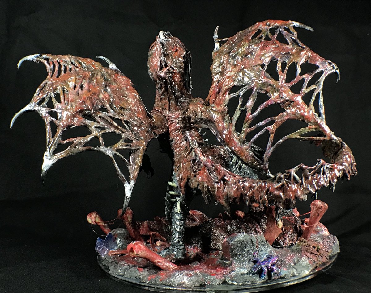 黄泉を統べる死を纏う者] 屍套龍 ヴァルハザクのフィギュア完成しま