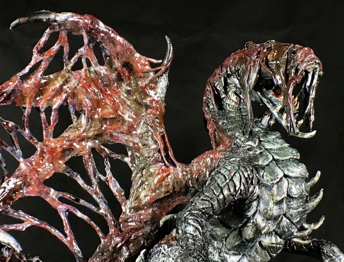 黄泉を統べる死を纏う者] 屍套龍 ヴァルハザクのフィギュア完成しま